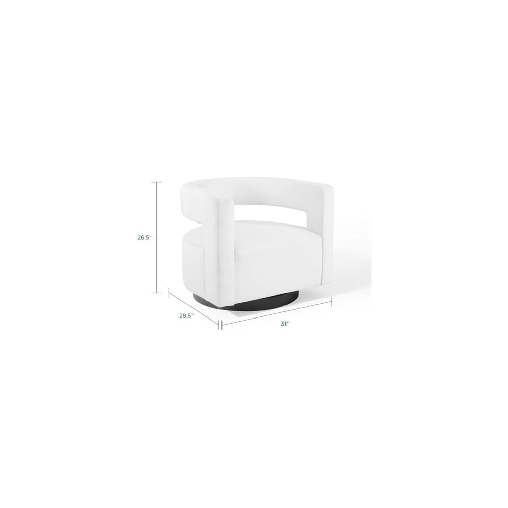 Modway Spin armchairs, White