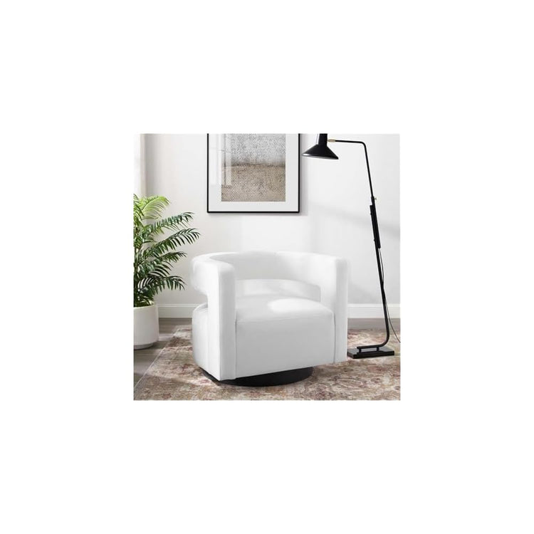 Modway Spin armchairs, White