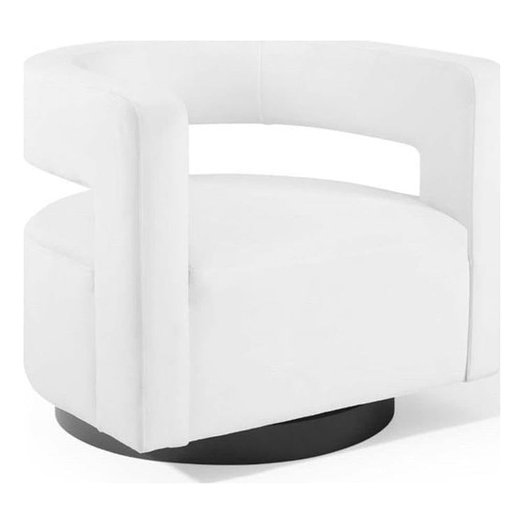 Modway Spin armchairs, White